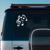 Auto Tür Seitenaufkleber Musiknoten Grafiken Vinyl Aufkleber Wasserdicht Automobil Karosserie Styling DIY Dekoration Aufkleber Zubehör