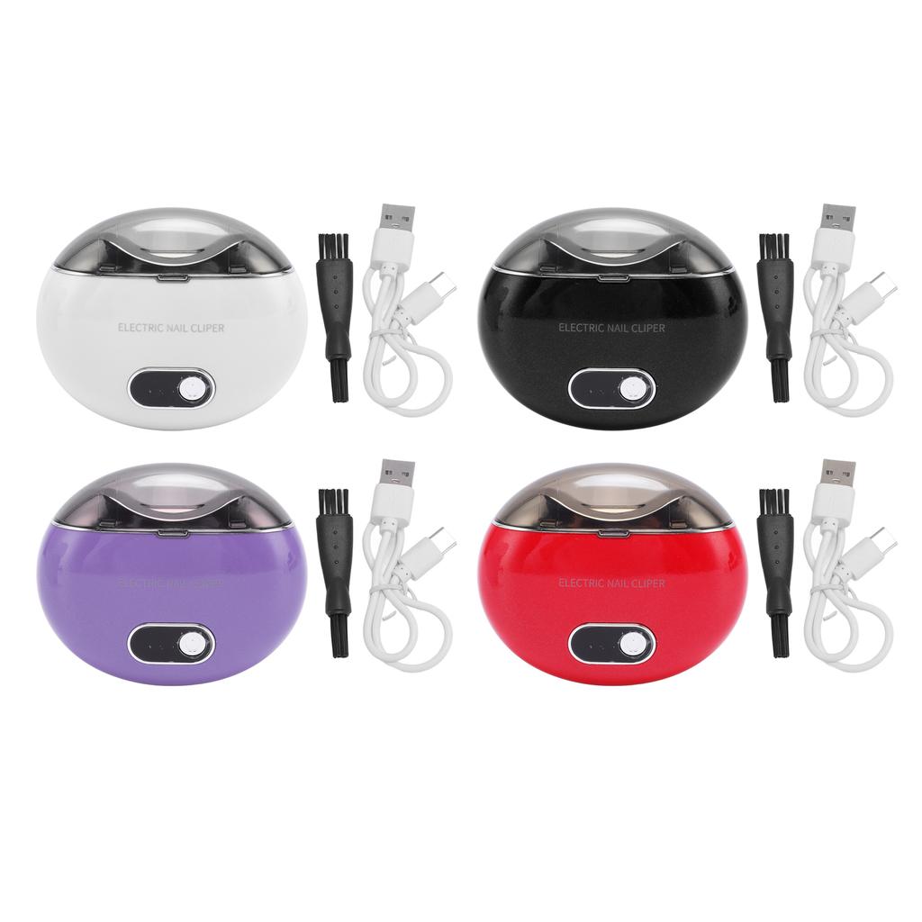 3 Gears Automatic Electric Nail Clipper Low Noise Nail Clip Storage Safety Electric Nail Trimmer For