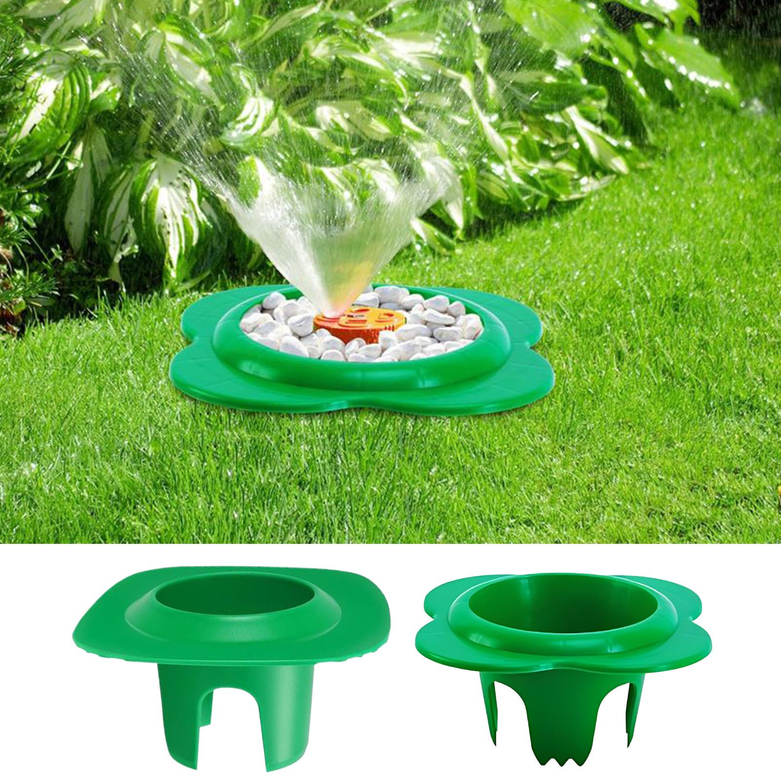 Sprinkler Protector 3.8 Inch Inner Diameter Guard Outdoor Lawn Sprinkler Donut For Garden Yard Pathway Backyard Poolside