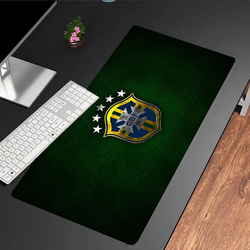 Brazilian Football Federation Emblem Mouse pad Mouse pad, Gaming Mouse Pad, keyboard pad, Desk Decor for computer notebook Fan Gift Birthday Gift