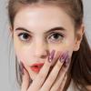 Vergoldete Sommersprossen Make-up Aufkleber Speziell geformt 2 Stück Tattoo Aufkleber Gesicht Aufkleber