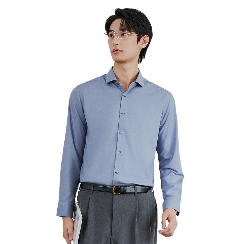 

Hodo Wool-Blend Modal Men s Long Sleeve Shirt 41