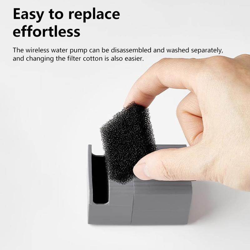 6/12 Pezzi Filtri in Schiuma Sostitutivi Per Eversweet 3 Pro/Solo 2/Solo Se Pompa Wireless Fontana d'Acqua per Animali Domestici Filtro Pompa di Ricambio