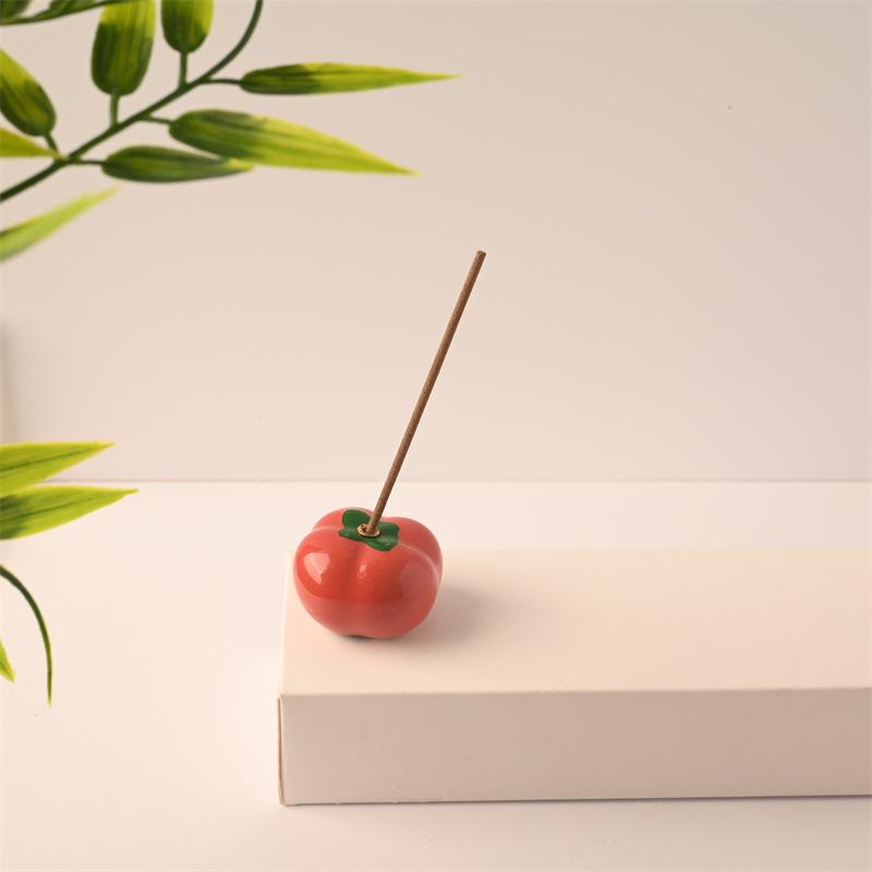 Modern High-End Fruit Scented Incense Tray: Stylish Desktop Ornament Gift