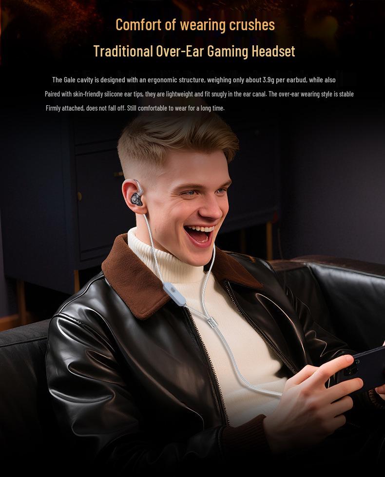 KZ-Gale Swift HiFi Gaming Headset