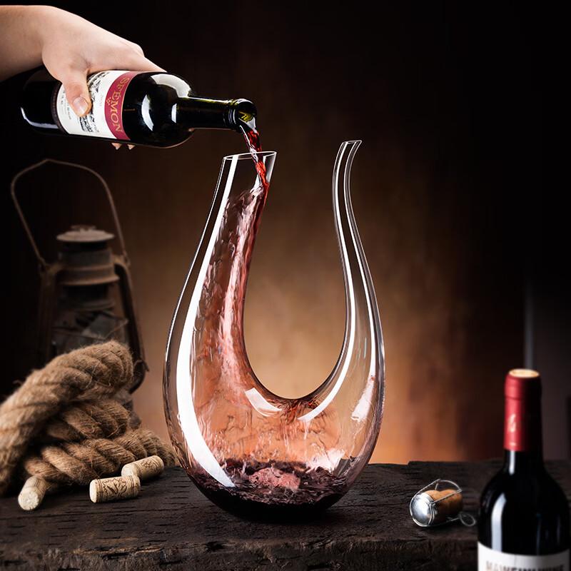 OLOEY Crystal Glass Wine Decanter