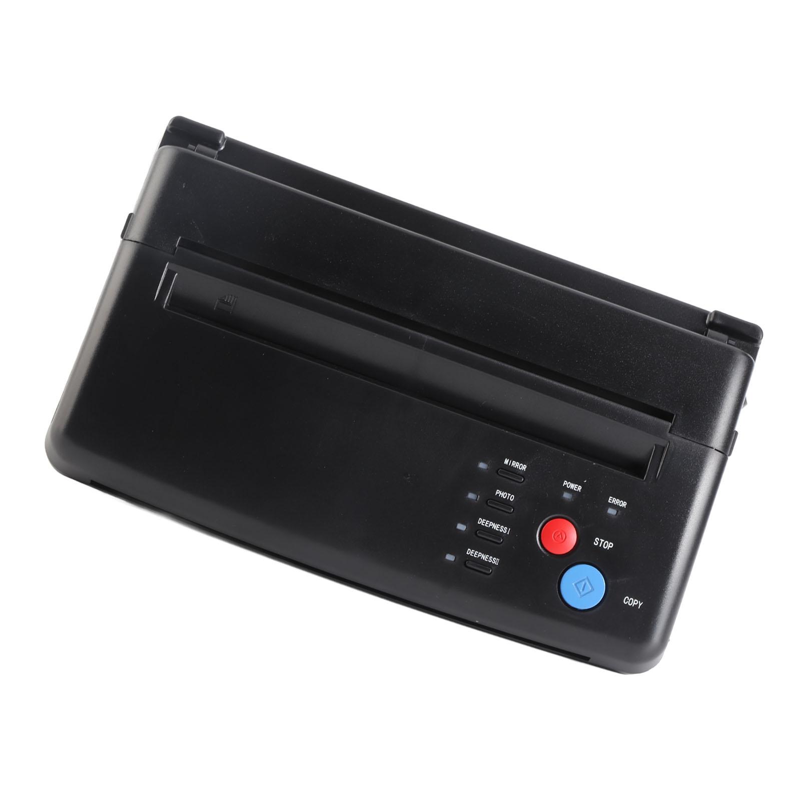 

2Types Портативный A5 A4 Бумага Татуировка Трафарет Термокопировальный Принтер Машина - US PLUG