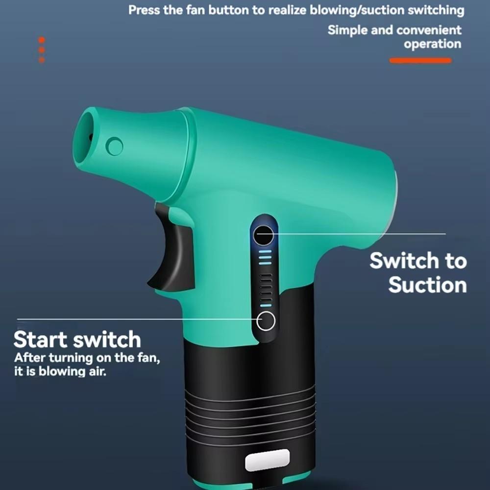 130000RPM Outdoor Small Handheld Fan Multi-functional Suction And Blowing Fan Rechargeable Camping Powerful Turbo Fan