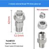 Stainless Steel Modular Cooling & Dehumidifying Nozzle Set (3-4 Pieces) with TPU Quick Release & Filter