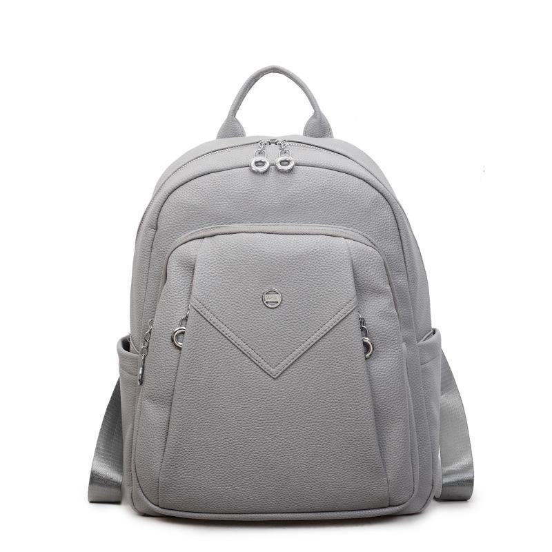 Modischer Damenrucksack, Schlichte und elegante Ein-Schulter-Tasche für Damenreisen und Pendeln