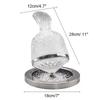 High Grade Crystal Glass 360 Rotating Decanter Tumbler 1500ml Decanter Wine Dispenser Aerator Mirror Jug Gift Bar Decoration