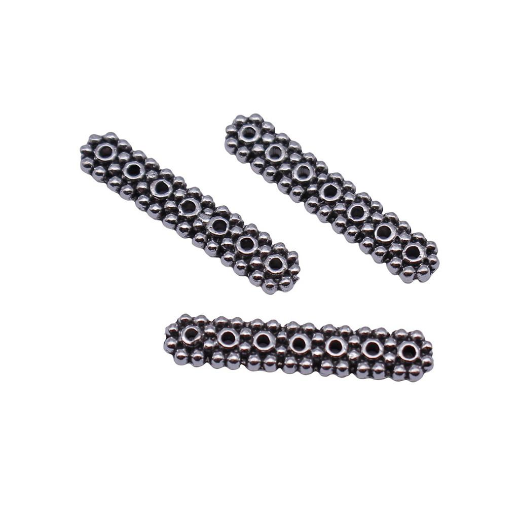 Multi Hole Tube Beads Spacer Antique Style Links For Multi Strand Bracelets