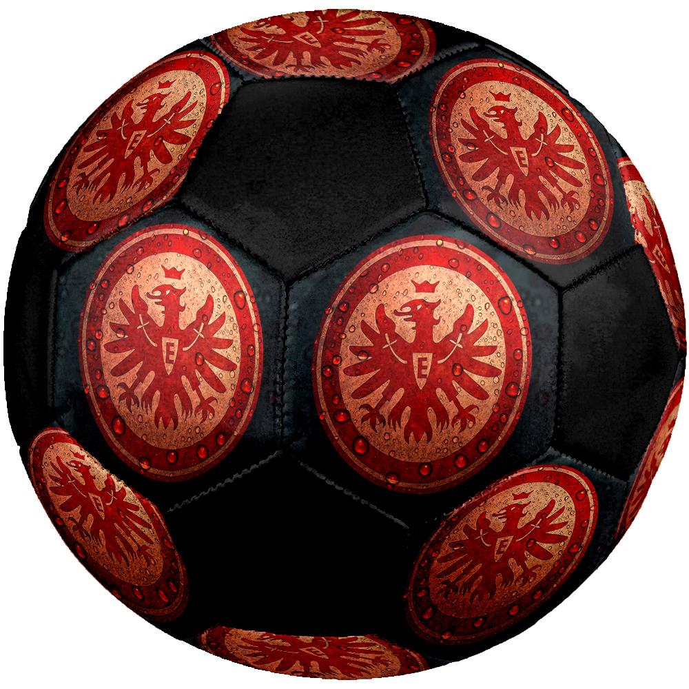 SIZE 5 Eintracht Frankfurt Soccer Ball Colorful All Ages Machine Stitched PVC Competition Ready Durable High-Bounce