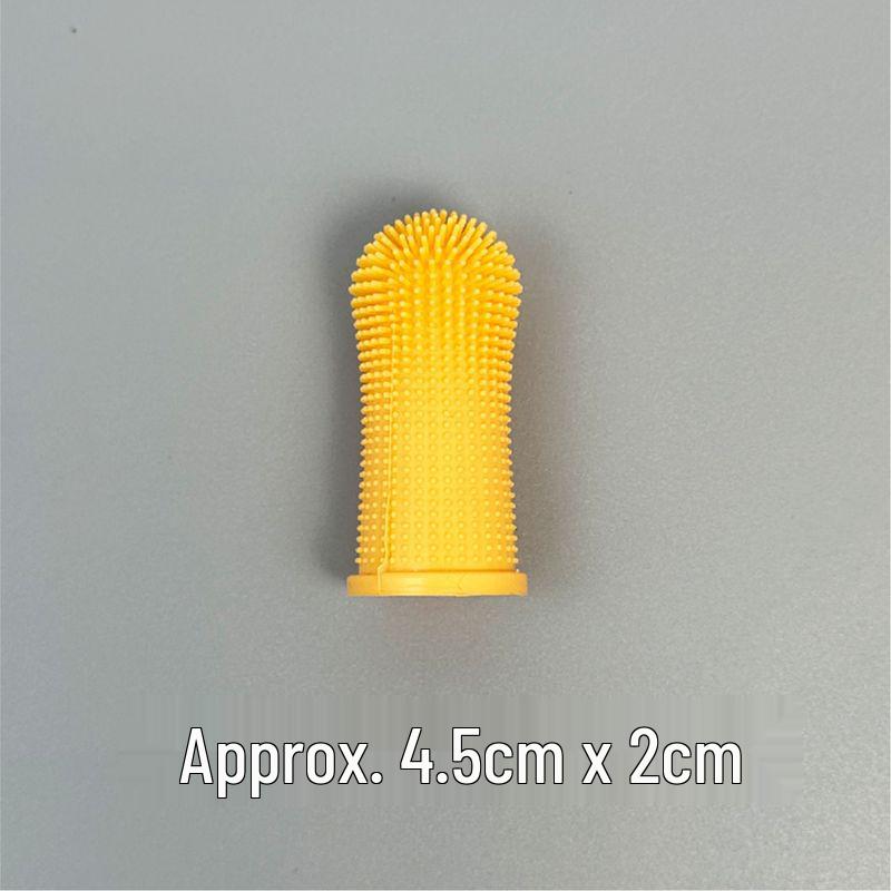 Pet Rubber Finger Toothbrush for Small & Medium Dogs - Oral Care Tool