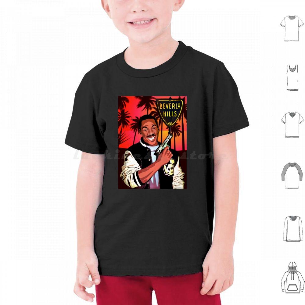 Beverly Hills Cop T Shirt Cotton Men Women DIY Print Beverly Hills Cop Eddie Murphy Comedy 80s 90s Film Movies Coming To