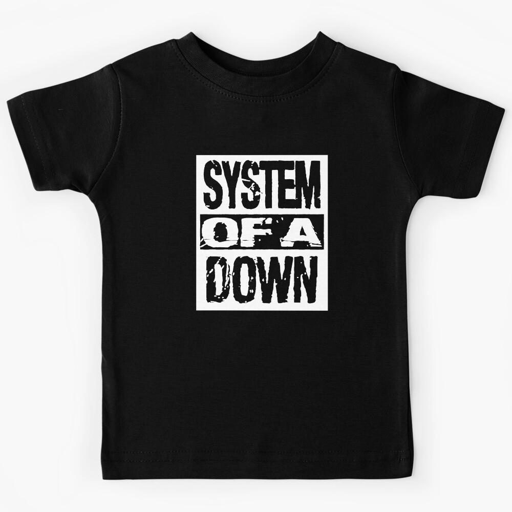 System Of A Down - Block Logo Tie Dye Kids T-Shirt 160