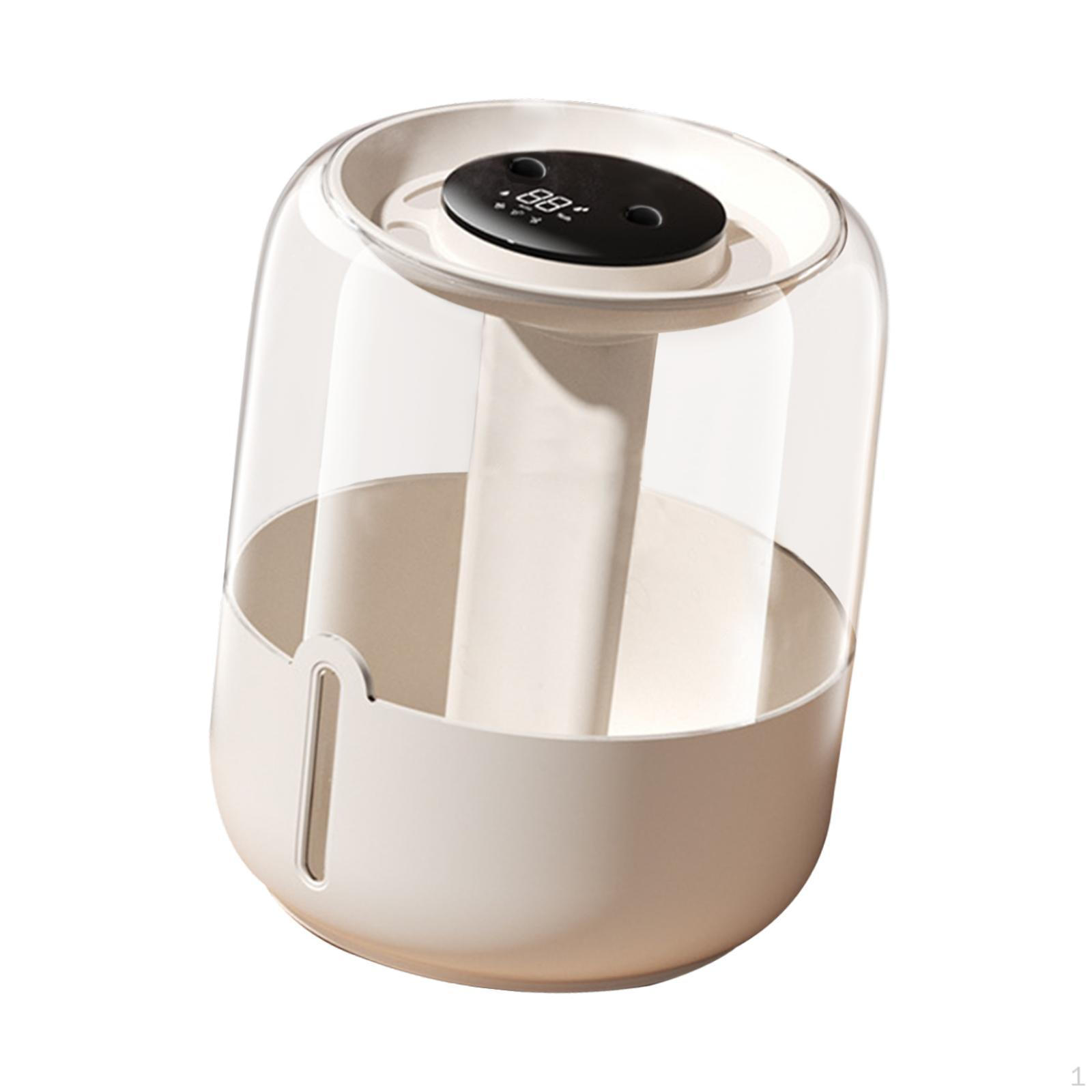 

Увлажнитель воздуха с резервуаром для воды объемом 6,8 л и ночником для спальни и гостиной бежевый