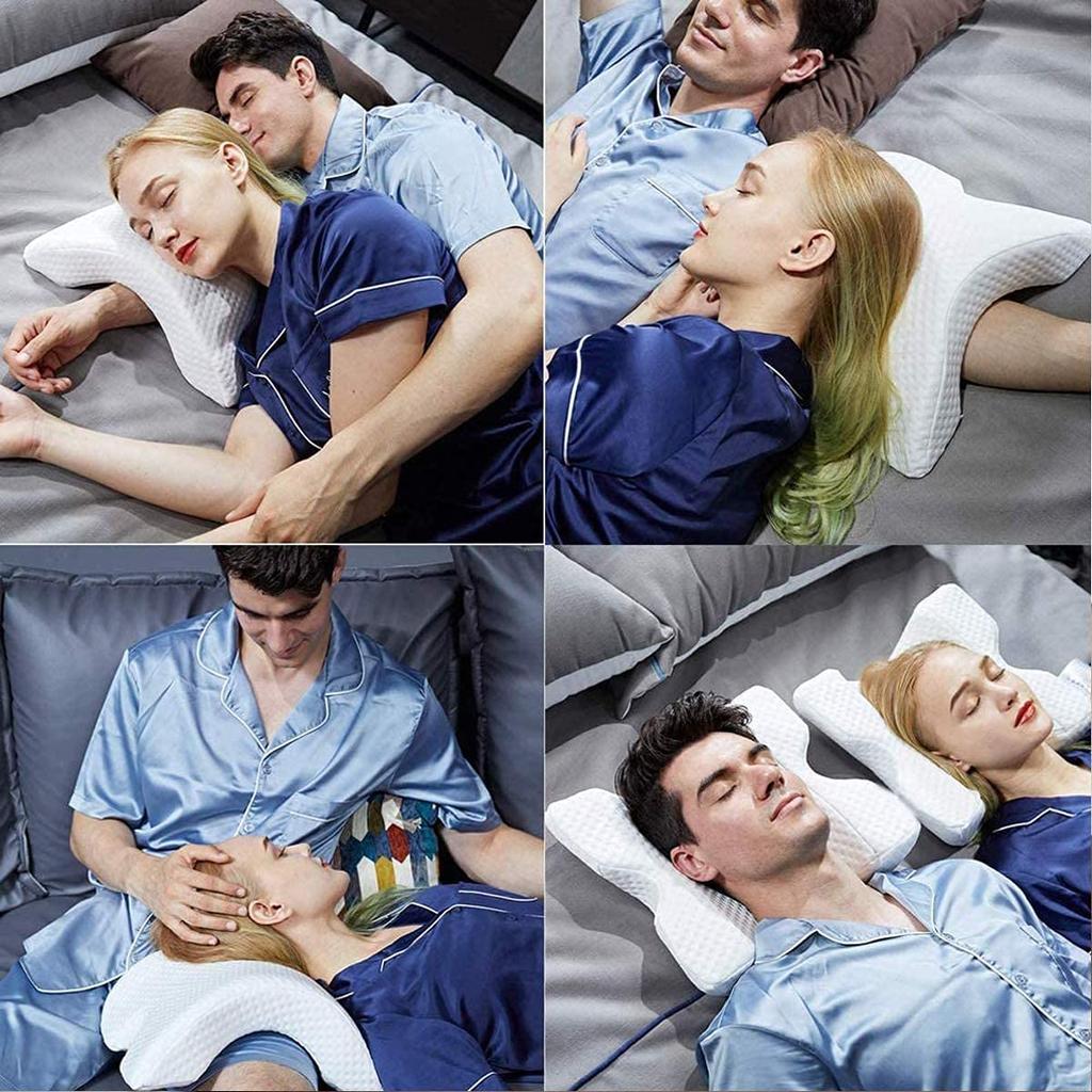 Big Ant Kancelářský spánek Přenosný krční stolek na spaní Cestovní polštář s úložnou taškou Polštář na spaní obličejem dolů, Polštář, Polštář, Polštář, Polštář, Polštář, (Bílý)