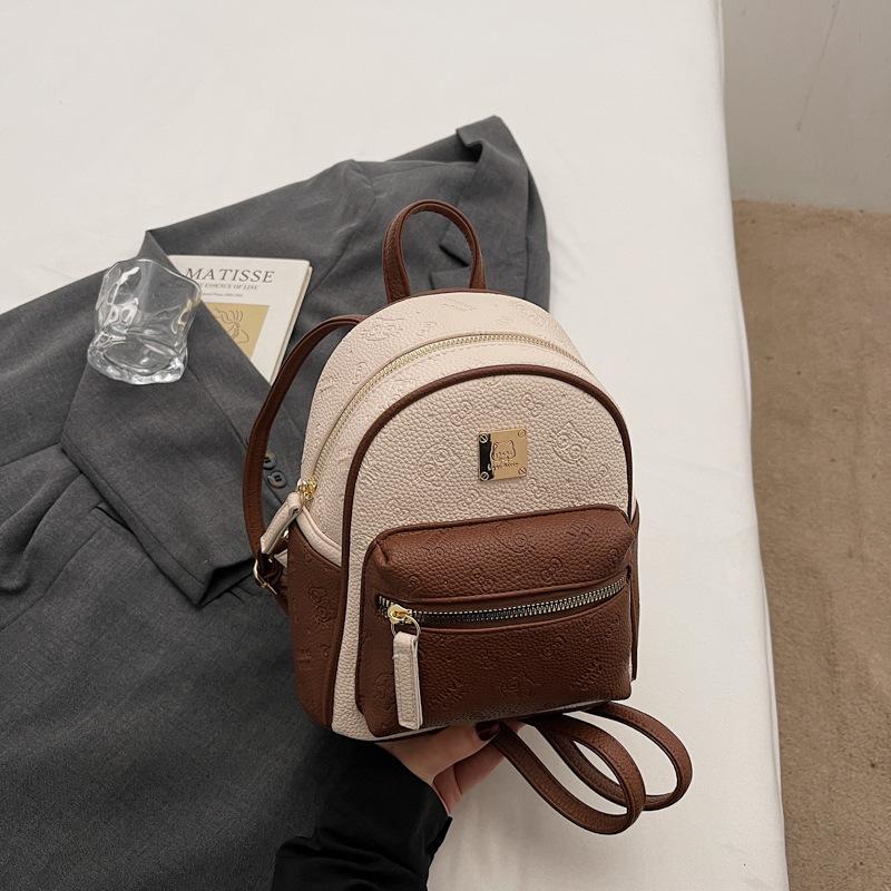 Schoolbag 1011 Spring New Women's Fashion High Aesthetic Commuter Backpack Stylish Simple Niche Vintage Single Shoulder Crossbody Bag