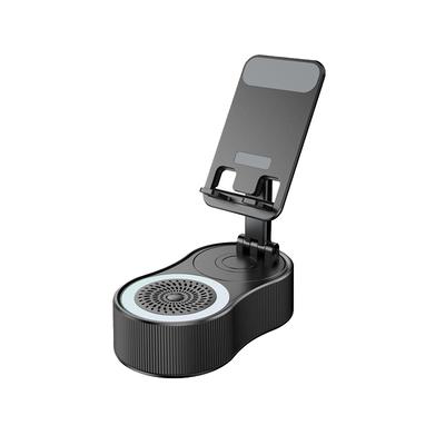 Držiak na telefón Bezdrôtový reproduktor S RGB osvetlením Lampa Pre iPhone Pre Samsung Xiaomi Stojan na mobilný telefón Držiak Zvuková lišta Subwoofer