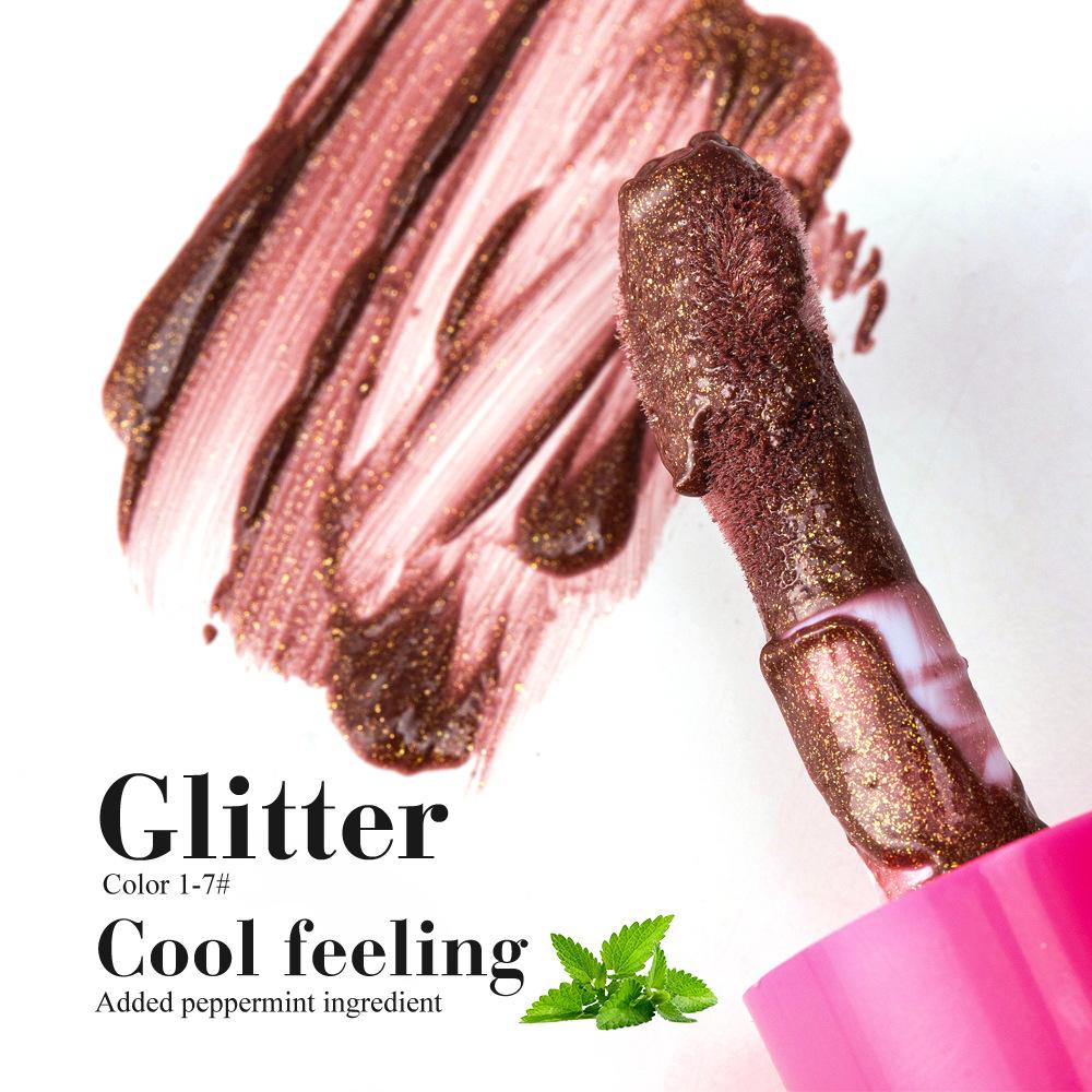4PCS Pearlescent Moisturizing Lip Glaze Lip Makeup Lasting and Easy To Color Lip Gloss Lipstick