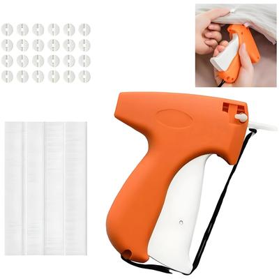 Quick Clothing Stitch Fixer, Tagging Gun for Clothing, Mini Quick Repair Garment Sewing Gun with 48 Buckles and 550 Fasteners