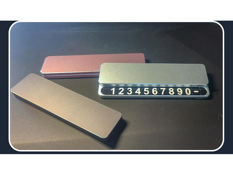 Temporary Parking Mobile Phone Number Car Plate Hidden Ornament