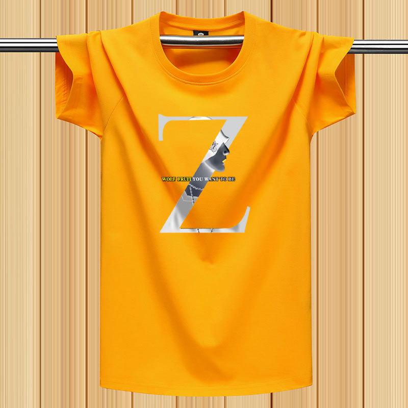 Men's Summer 2025 Pure Cotton Heavyweight Short-Sleeve Fashion T-Shirt