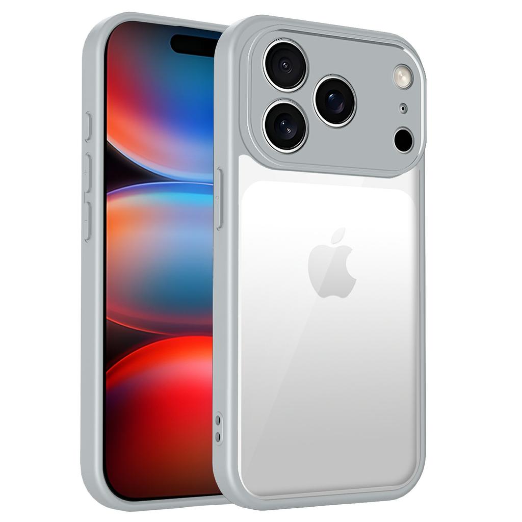 For iPhone 17 Pro Max Case Matte Skin Touch Clear PC+TPU Shockproof Phone Back Cover