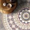 Living Room Circular Carpet French Light Luxury Coffee Table Sofa Cushion Bedroom Bedside Carpet Study Floor Mat