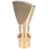Brass Narrow Fan Jet Water Fountain Nozzle Spray Head Adjustable Pond SprinklerG1 Male Thread