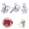 Sweet Butterfly Keychains Party Gifts Stainless Steel Material Cute Keychains Handbag Pendent Keyrings for Women Girls