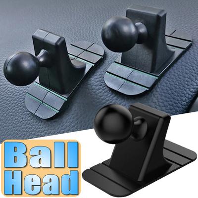 Tragbare Auto-Handyhalterung 17mm Kugelkopfbasis Auto Lüftungsschlitzständer Armaturenbrettbefestigung Saugfuß Rutschfeste Halterung Autozubehör