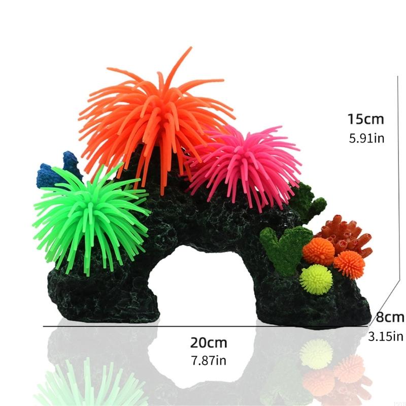 Realistic Corals Reef Aquariums Decoration Resins Fish Tanks Ornament For Natural Underwater Landscape P9YB