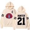 Heated Rivalry Scott Hunter 21 New York Admirals Hoodies Men's Women Hip Hop Fashion Sweatshirts Casual Long Sleeves Pullovers