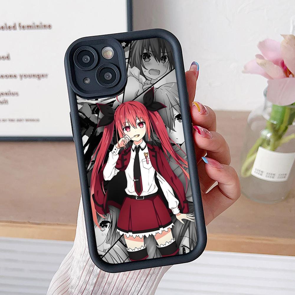 Date a Live Kotori Itsuka Thicken TPU Mobile Phone Case for iPhone 17 16 15 14 13 12 11 Air Pro Max Plus Colorful Cover