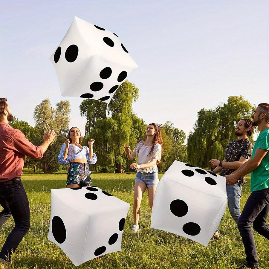 Riesige 30cm aufblasbare Würfel für Poolparty-Spiele Outdoor-Aktivitäten Familienspaß Leichtgewichtige Langlebige Würfel Strandkarneval Jxb