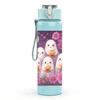 1PC Cute Ghost Floral Group Print 750ml Color Plastic Sports Water Bottle Leakproof Flip Straw Lid Suitable for Sports Office Home Use