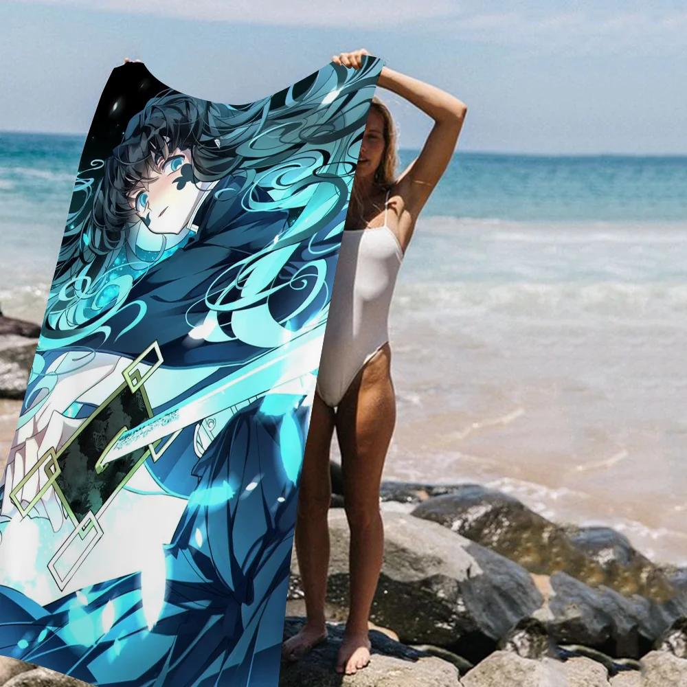 

Muichiro Tokito Anime Classic Vintage Cartoon Beach Towel Cute Kawaii Room Decor Bath Children Hand Towels For Bathroom Shower W30*H60(CM)