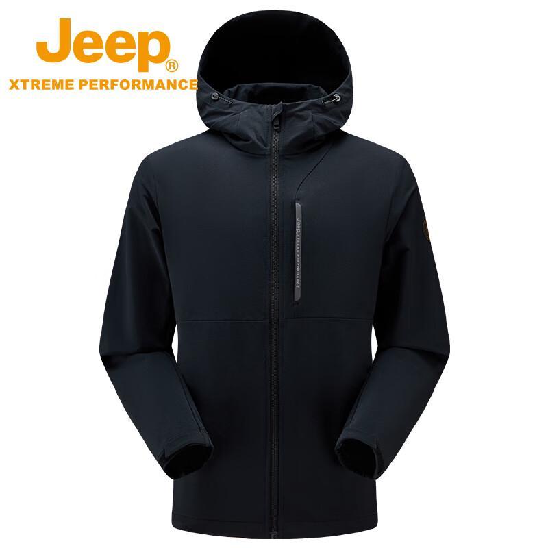 Jeep Men's Waterproof Windproof Softshell Jacket