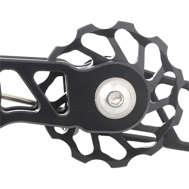 Single Speed Mountain Bike Chain Tensioner 11T Guide Roller Cycling Double Spring Chain Guide Bike Protectors Easy To Use