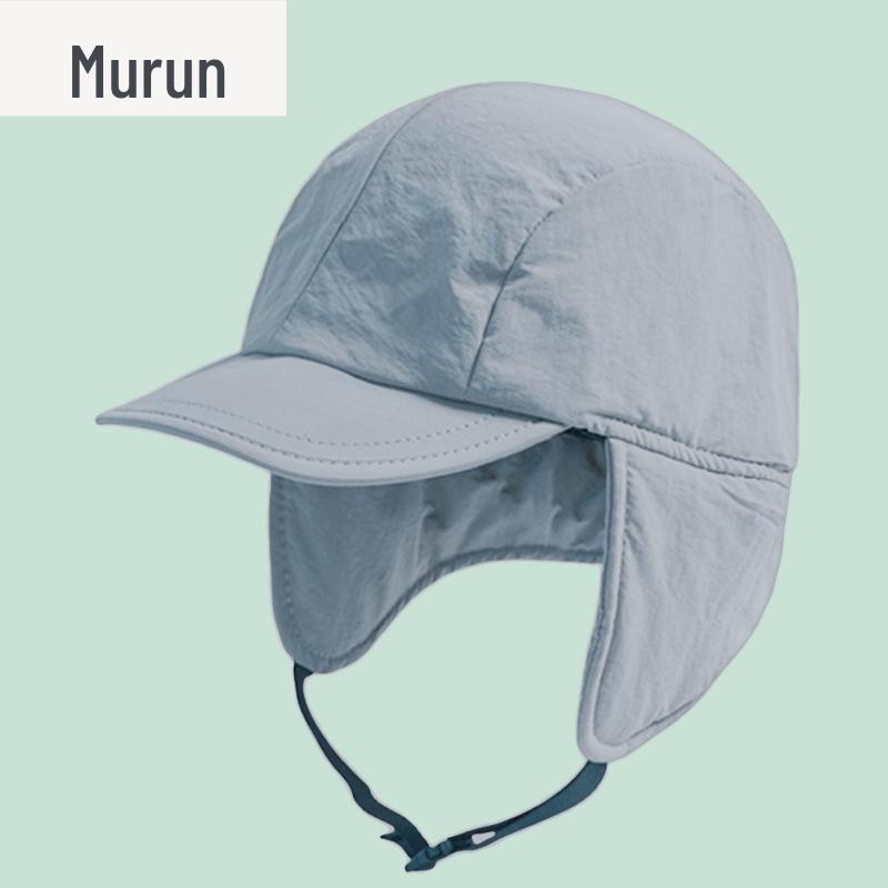 

Solid Color Thickened Cotton Baseball Cap with Ear Protection - Outdoor Windproof and Cold-Proof Winter Hat One Size