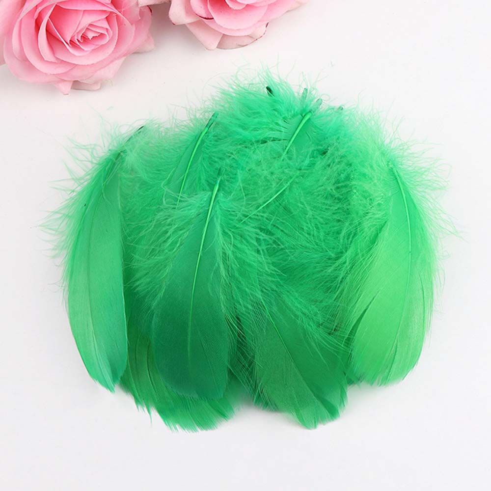 Goose Feather 6cm~11cm For Beautiful Decoration Handicraft Gift Box DIY 50/100/150pcs Colorful Goose Feathers