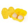 1pc Portable Eggs Box Case Shockproof Egg Holder Kitchen Container Case Transparent Kitchen Organizer for Outdoor Camping Picnic