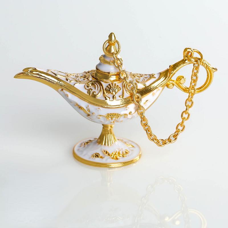 Klasický styl Aladdin Magic Lamp Ornamenty Temperament Retro vzor Lampa přání Dekorativní řemesla