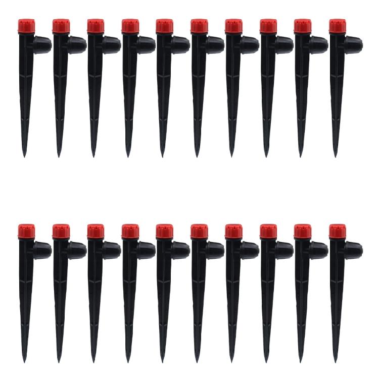 20Pcs Garden Water Sprinkler Rotation Garden Sprinkler Irrigation Watering Agriculture Ground Automatic Tube