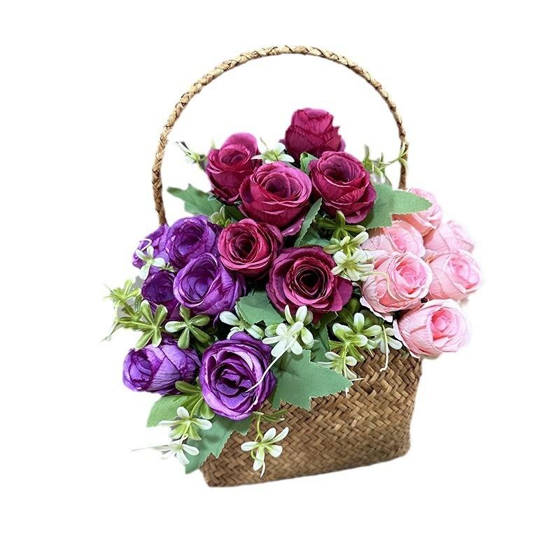 Flower Rose Simulation Bouquet For Event Decoration And Prop Photography