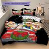 3Pcs Paw Patrol Christmas Adventure Bedding Set Quilt Cover Pillowcase Home Christmas Halloween Gift 1 Duvet Cover 2 Pillowcase S1390