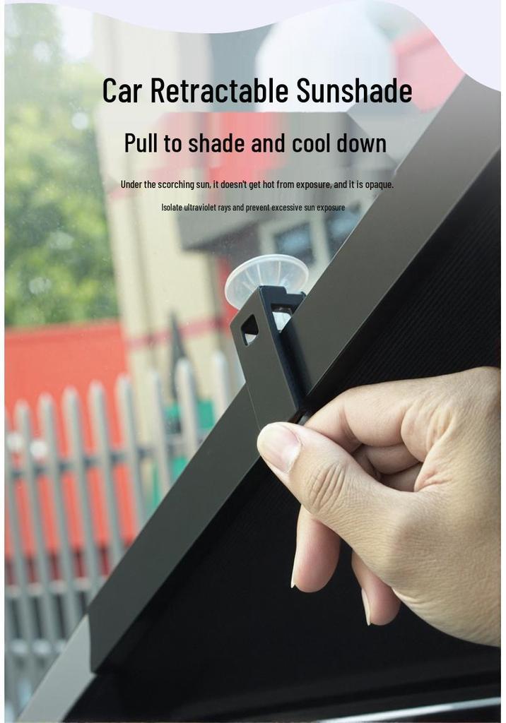 Retractable Car Sunshade - Sun Protection Visor