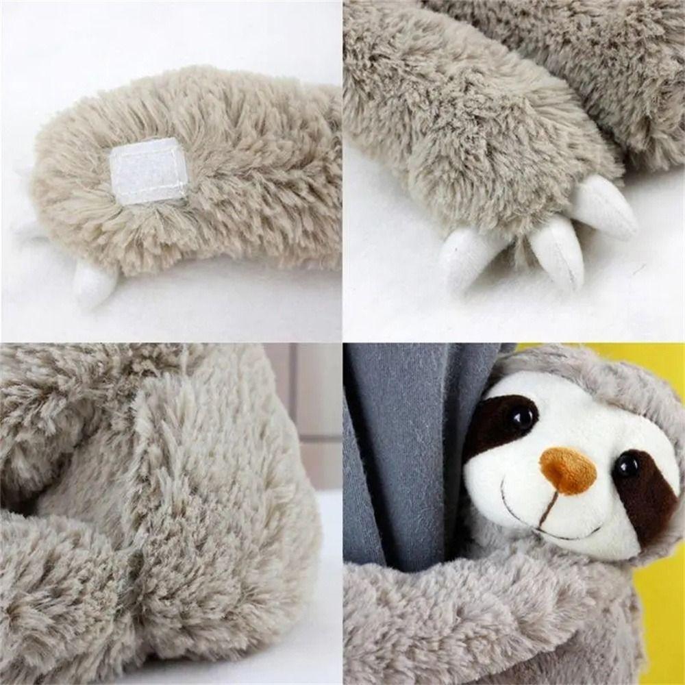 Three Toed Sloth Plush Toy Comfort Doll Stuffed Sloth Doll Children's Comfort Doll   Birthday Gift